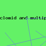 clomid and multiple